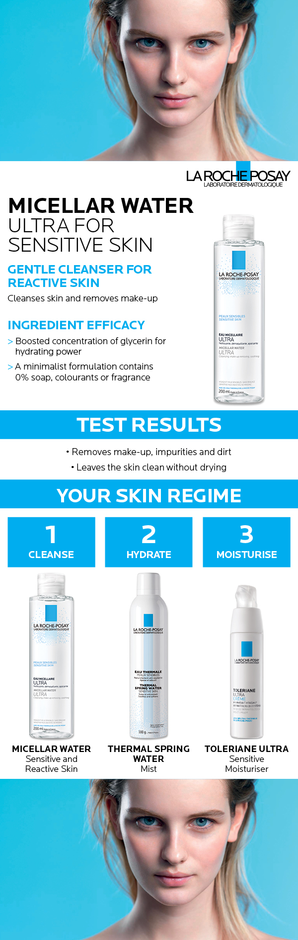 Buy La Roche-Posay Micellar Water For Sensitive Skin 200ml Online at ...